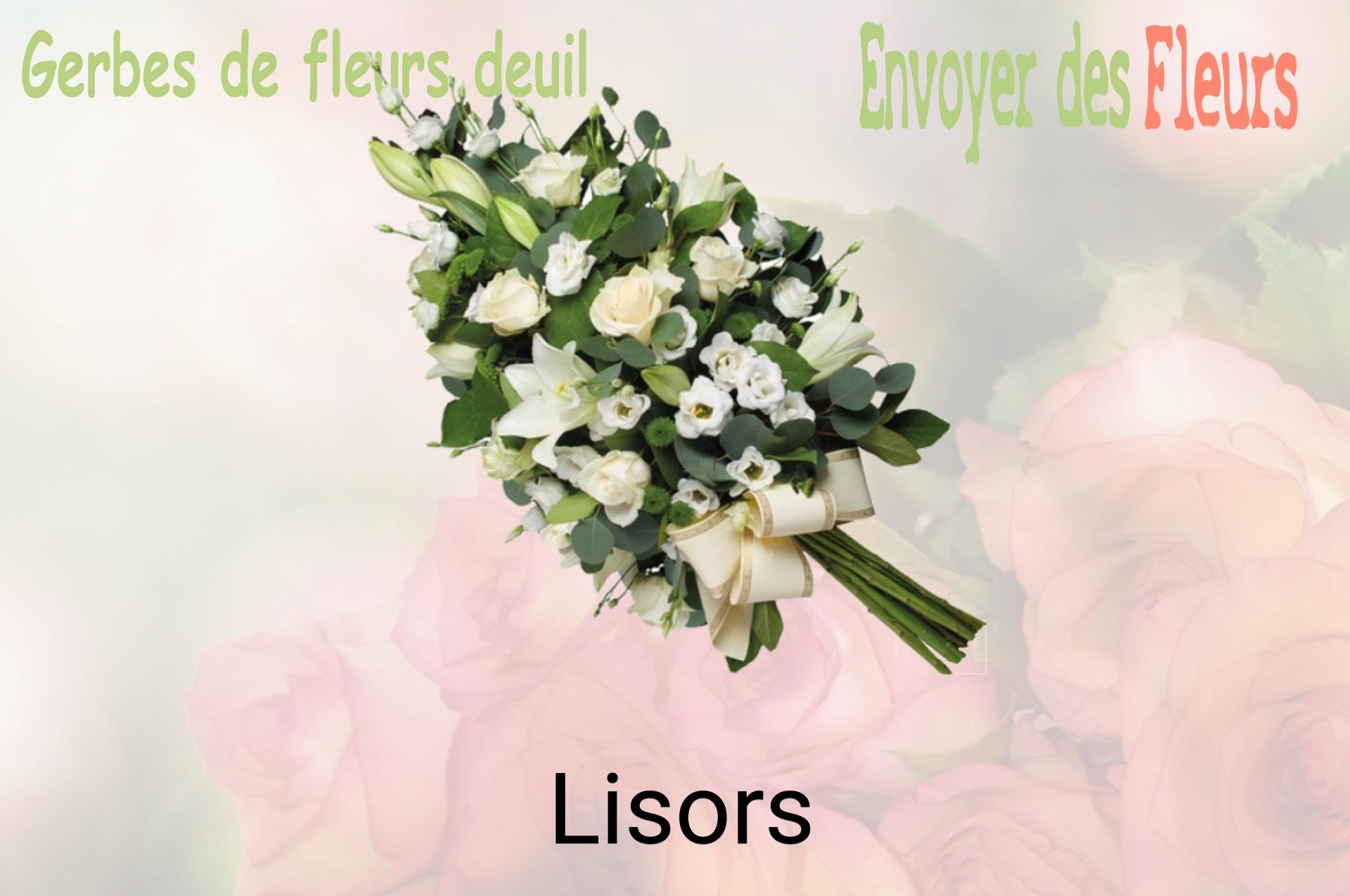 Gerbe de fleurs de deuil livrée à Lisors